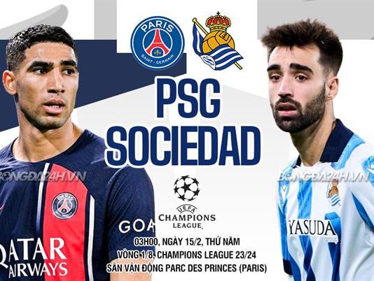 Nhận định trận đấu giữa PSG với Real Sociedad 3h00 ngày 15/2 nhận định PSG vs Real Sociedad
