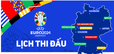 Lịch thi đấu euro2024